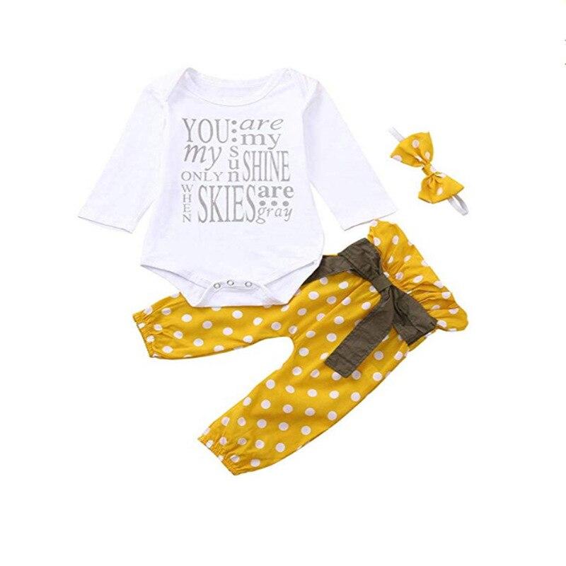 You Are My Sunshine Baby Romper-sett