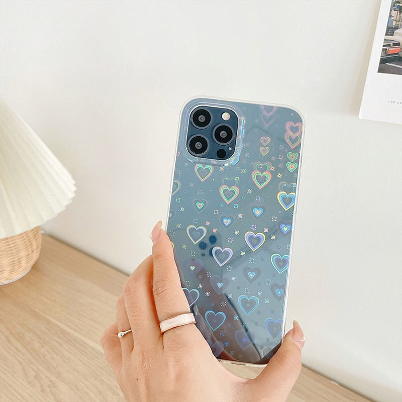 Holografisk hjerteveske