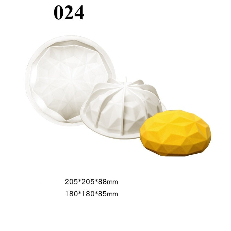 3D dessertformer i silikon