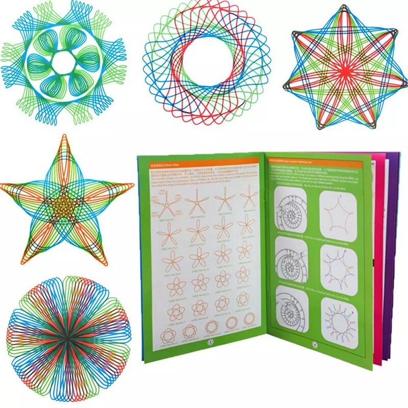 Educational Spirograph tegneverktøy Ultra deluxe kit – Klassikeren er tilbake!