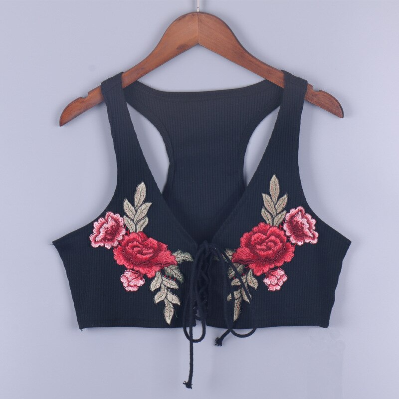 Sexy retro-brodert stroppetopp