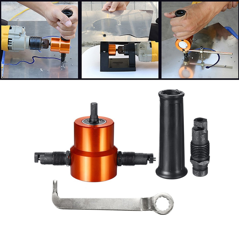 Dobbelthodet metallnibbler
