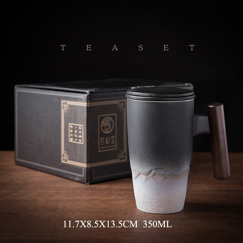 Keramisk kaffe- og tekopp