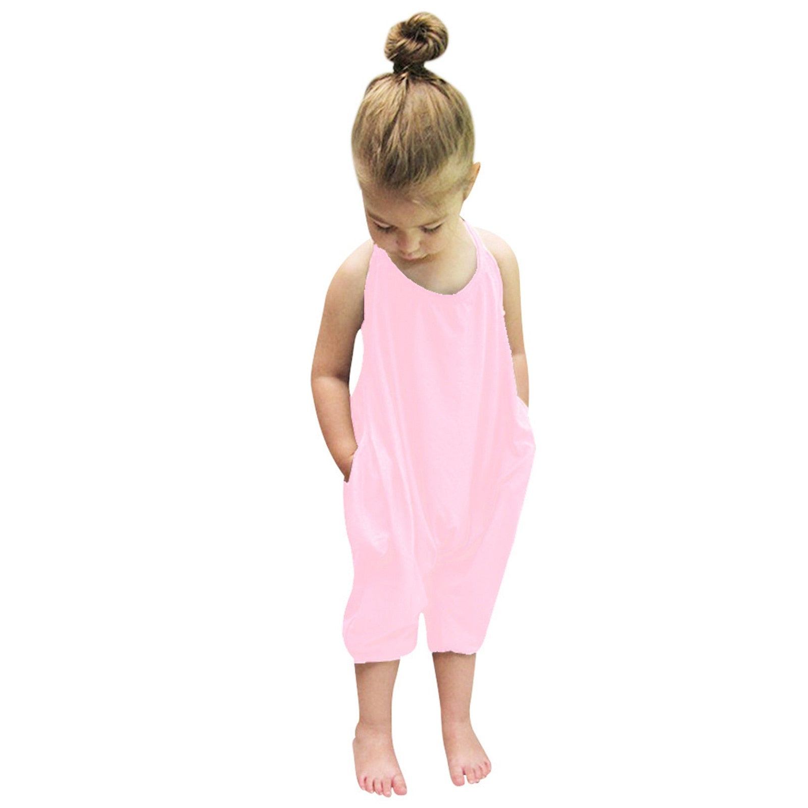 Jumpsuit med halterneck til barn