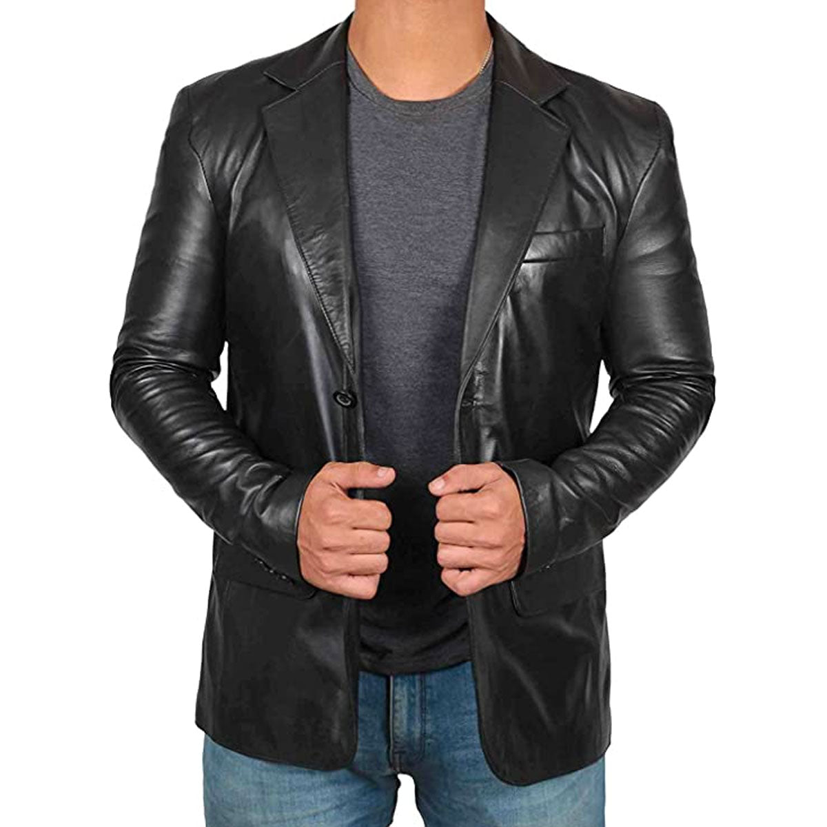 Skinnblazer for menn