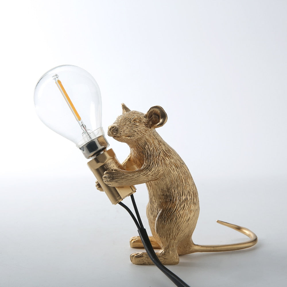 Søt musebordlampe