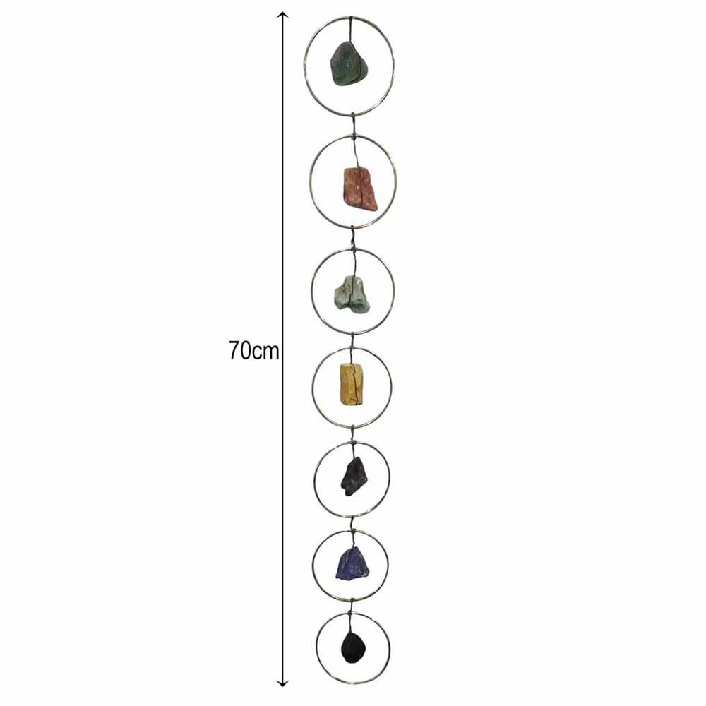 7 chakra edelsten veggdekor
