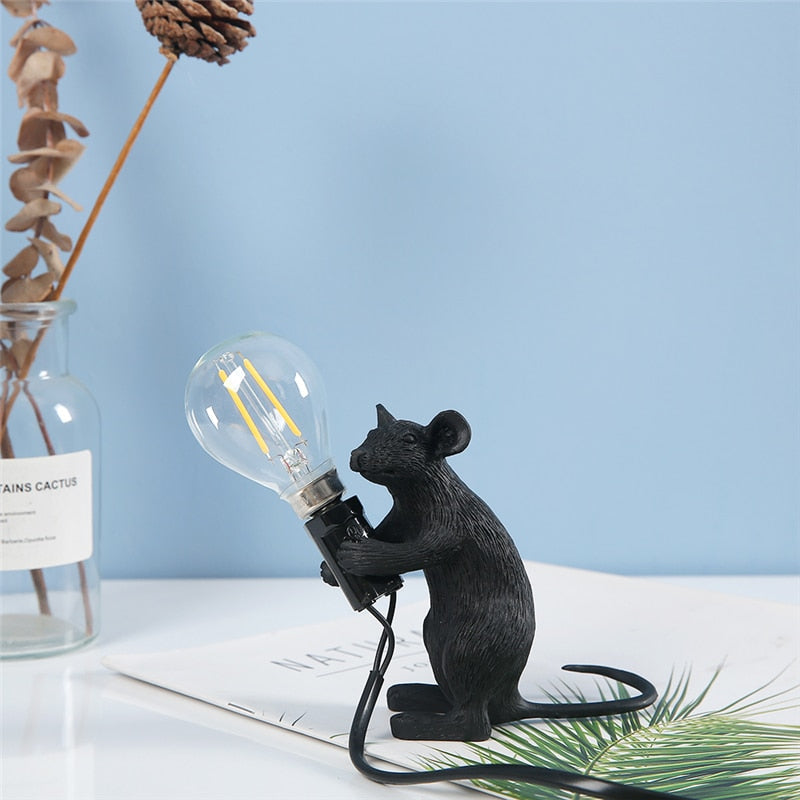 Søt musebordlampe