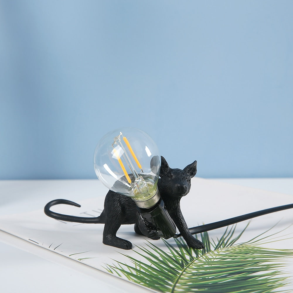 Søt musebordlampe