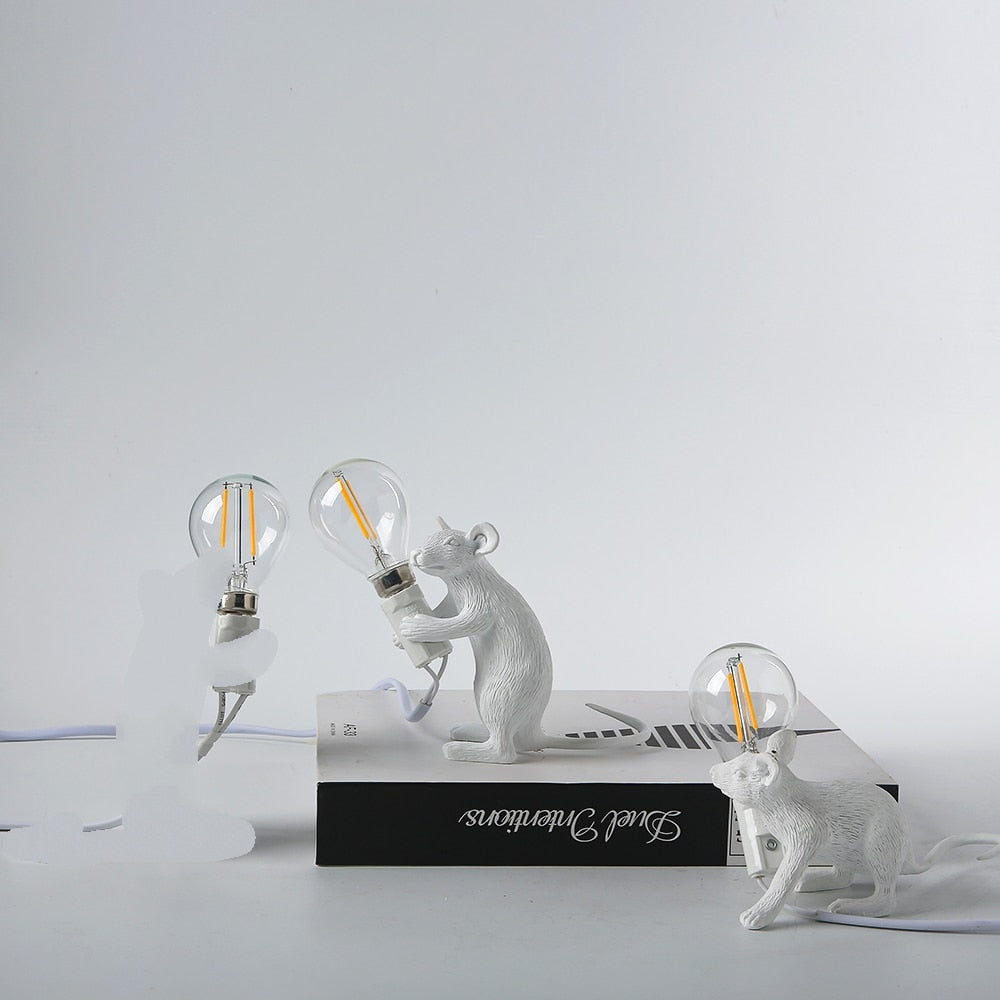 Søt musebordlampe