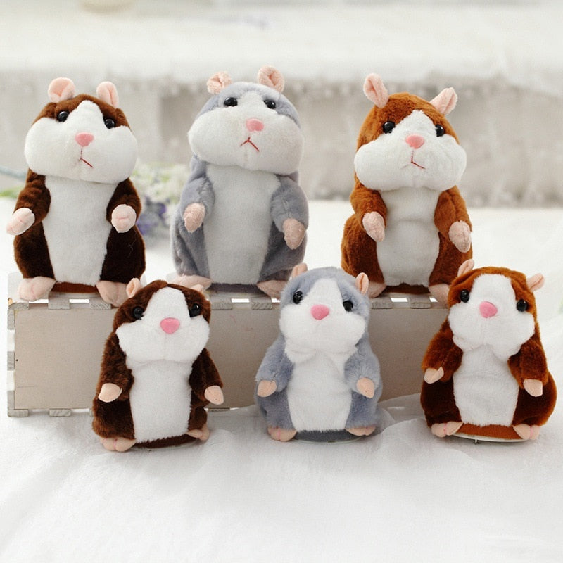 Hamsterplysj med opptaks- og mimikkfunksjon