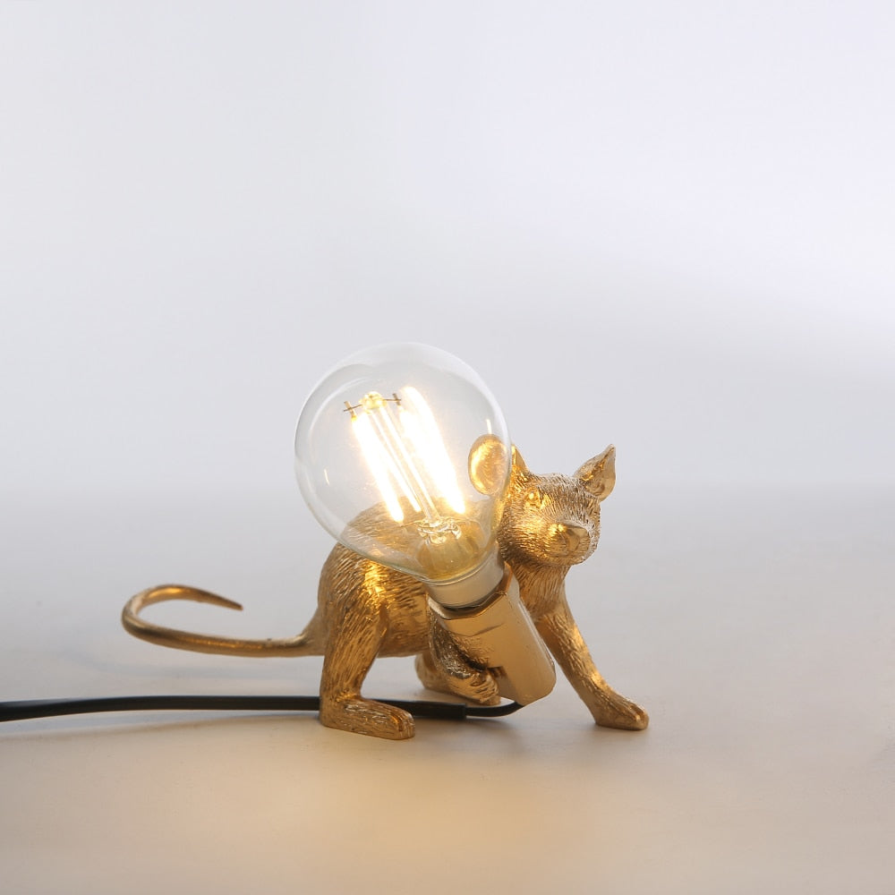 Søt musebordlampe