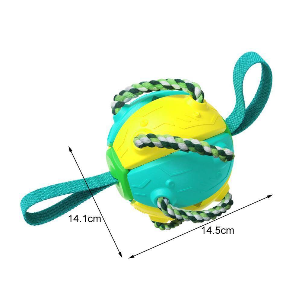 Interaktiv frisbee-ball hundeleke