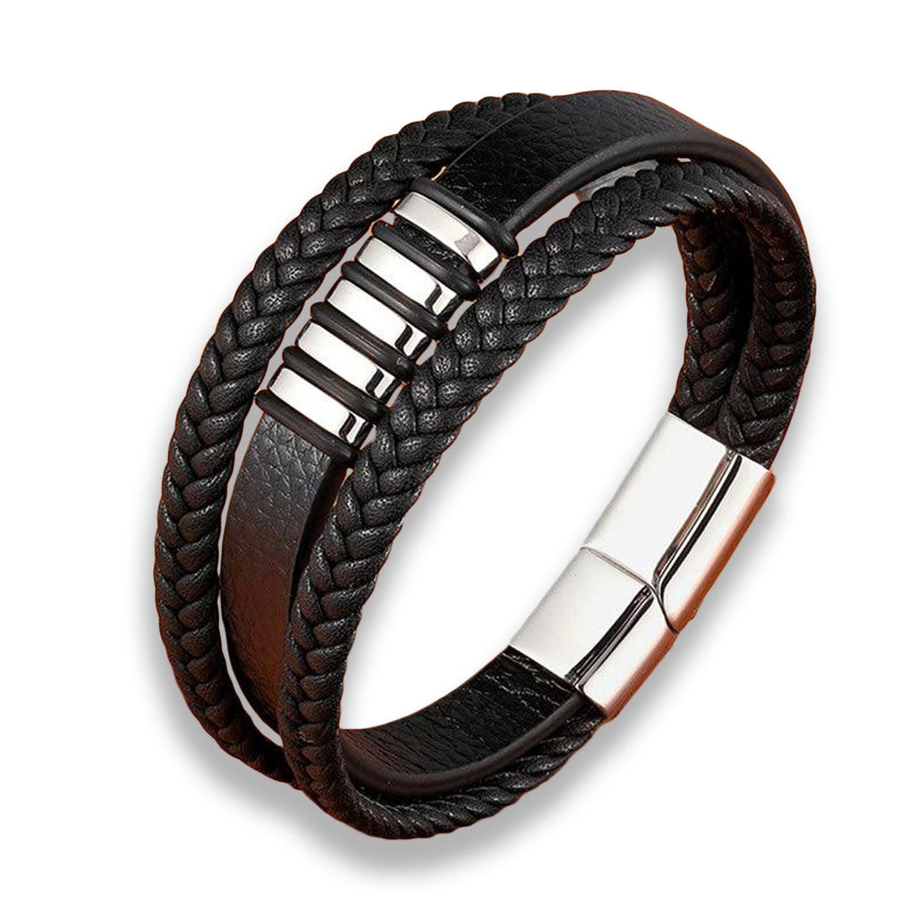 Stilige armbånd i ekte skinn for menn