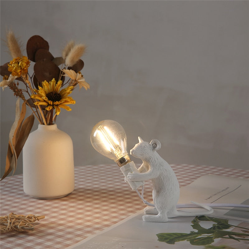 Søt musebordlampe