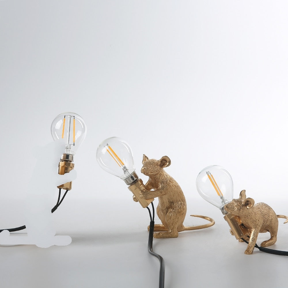 Søt musebordlampe