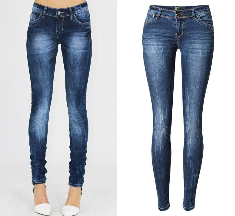 Kvinnelige skinny jeans