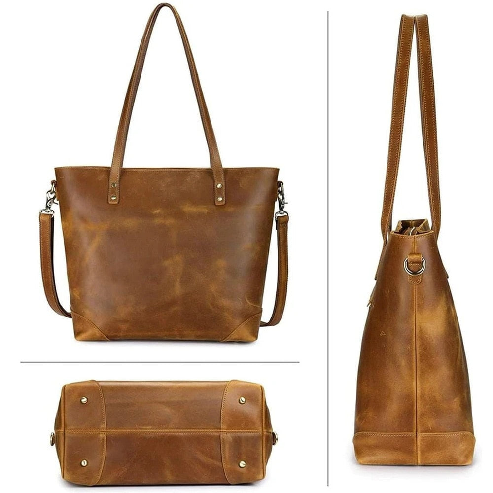 Vintage skinnveske