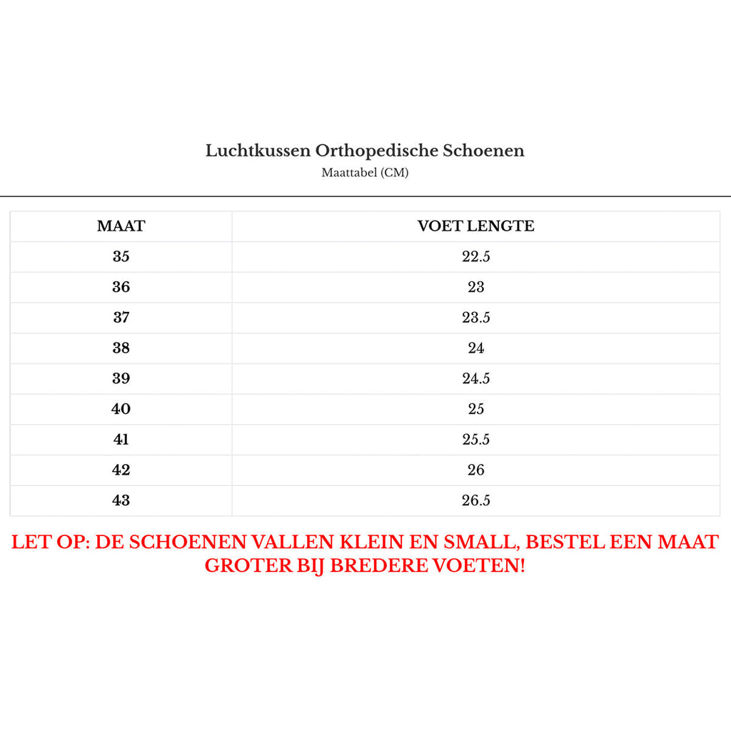 Ortopediske sko med luftpute
