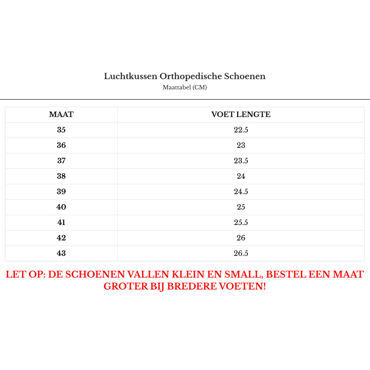 Ortopediske sko med luftpute