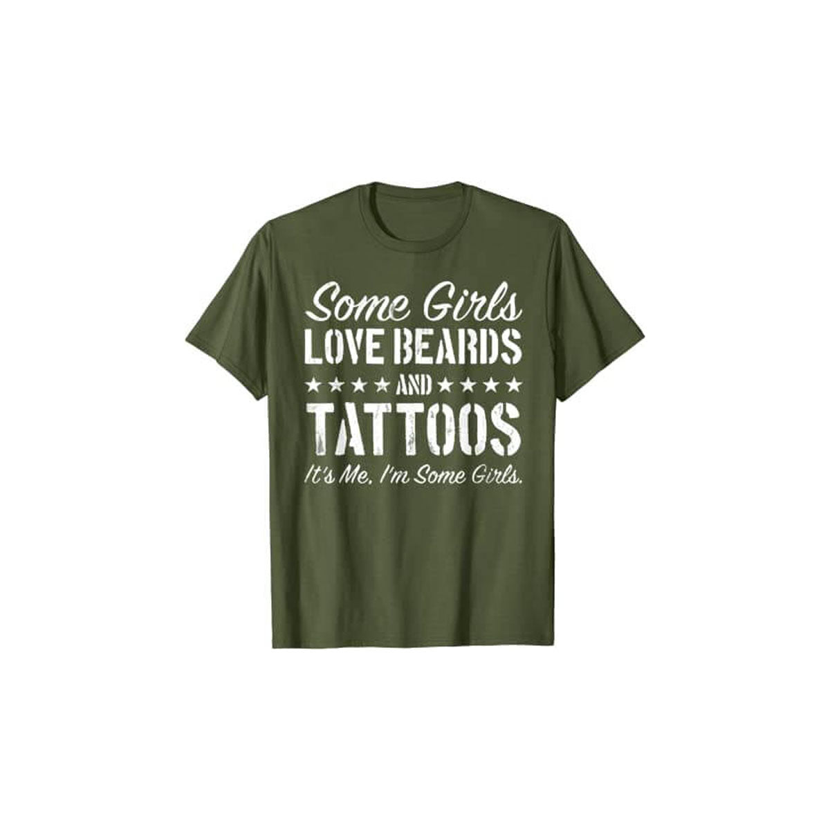 Noen jenter liker skjegg og tatoveringer T-skjorte