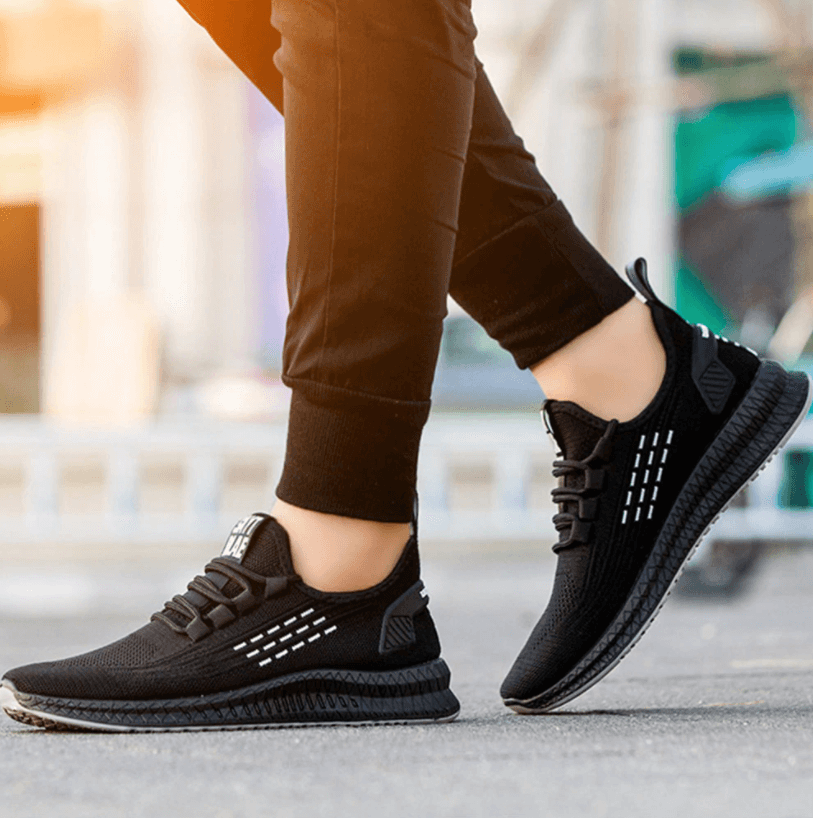 Joggesko i netting for menn