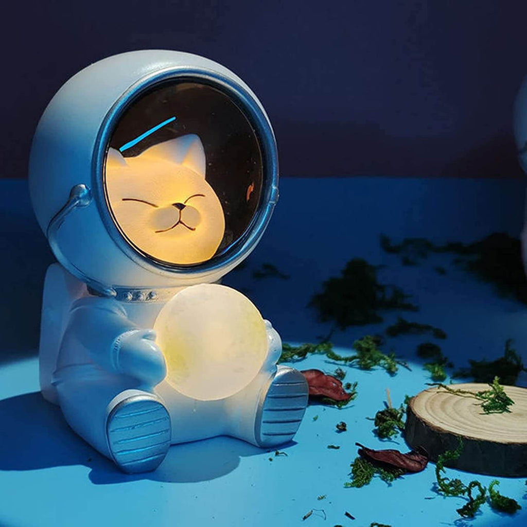 Nattlamper med LED-astronautmotiv
