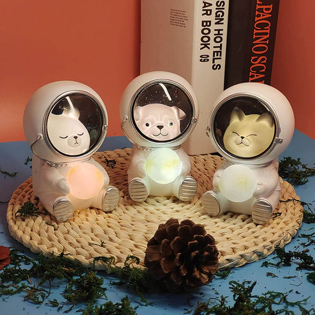 Nattlamper med LED-astronautmotiv