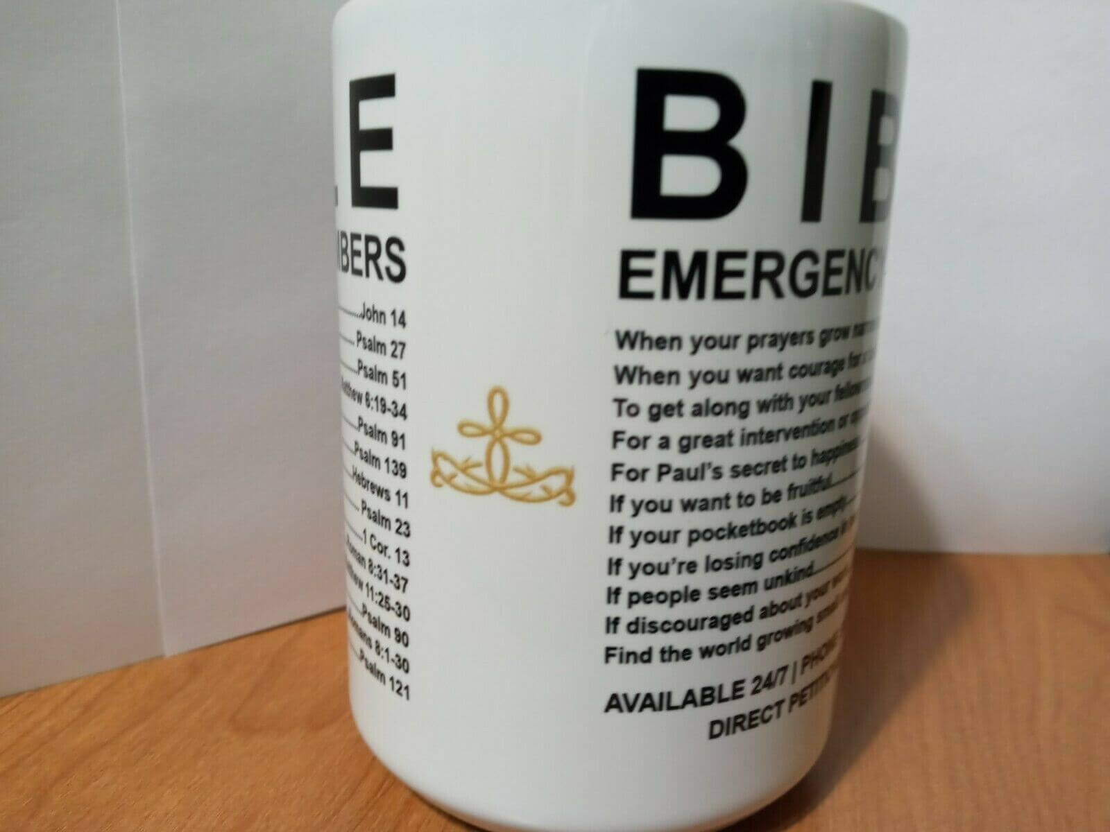 Krus: Bibelen – Nødnummer