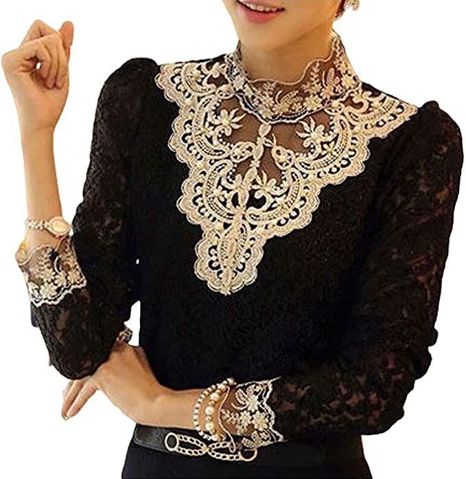 Broderte bluser til damer