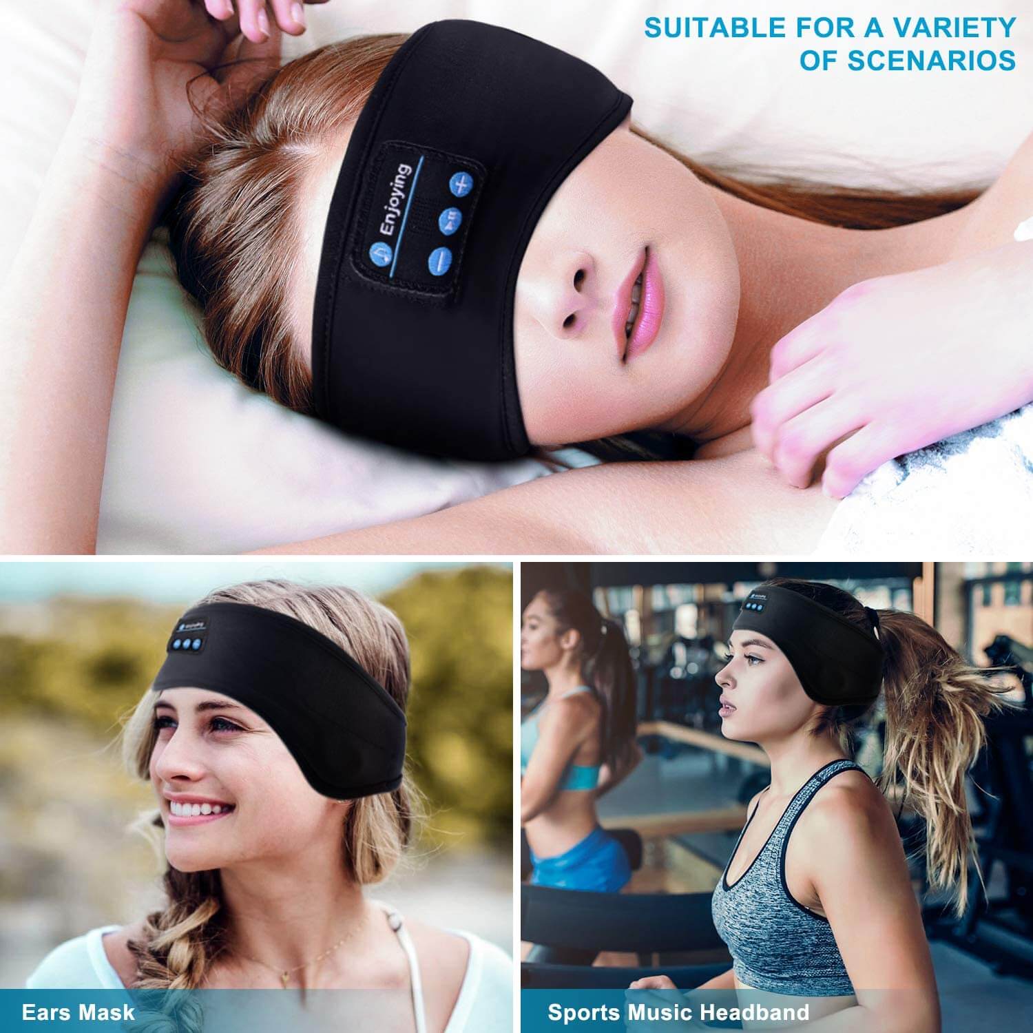 Trådløst Bluetooth-pannebånd