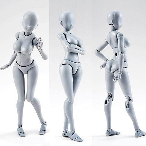 Body Kun & Body Chan tegnemanneken