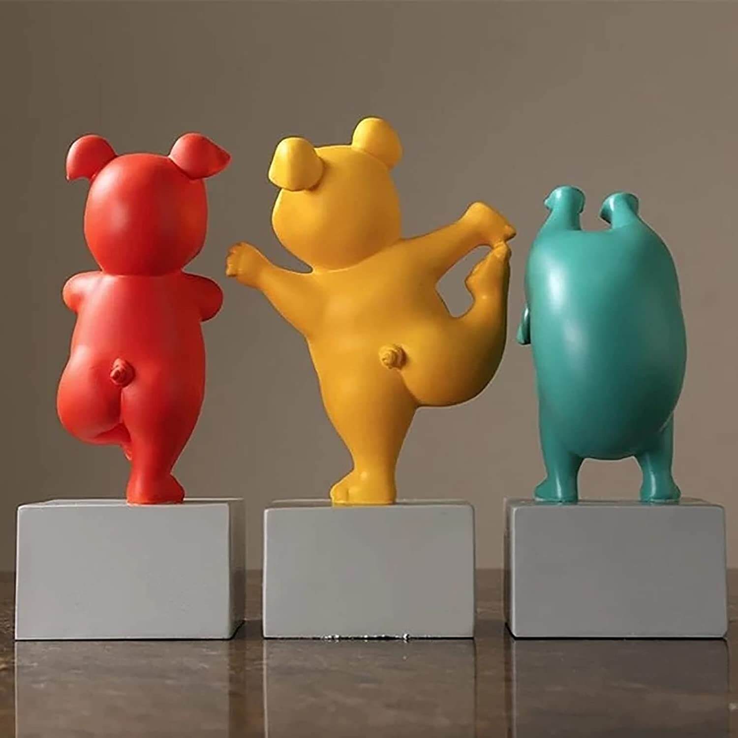 Yogabulldog-figur