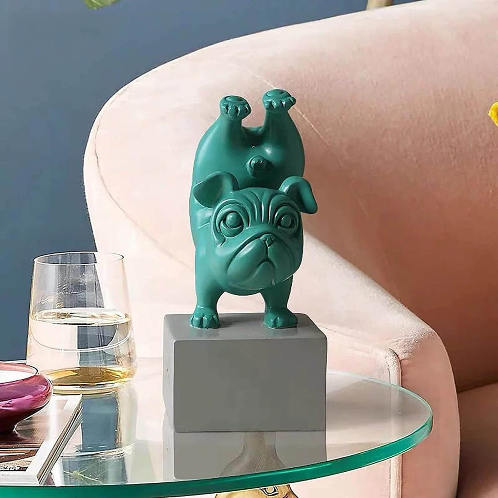 Yogabulldog-figur