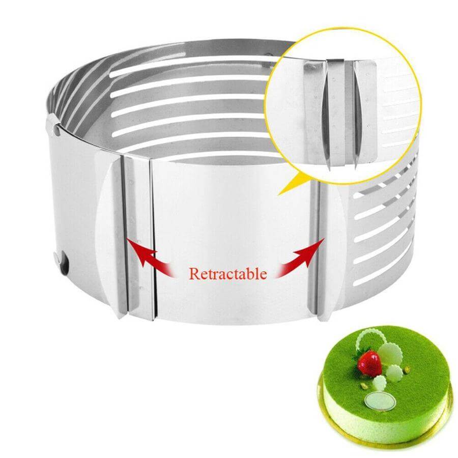 Justerbar kakedeler i rustfritt stål