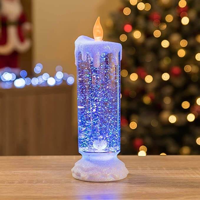 LED-fargeskiftende stearinlys