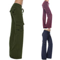 Bootcut cargobukse for kvinner