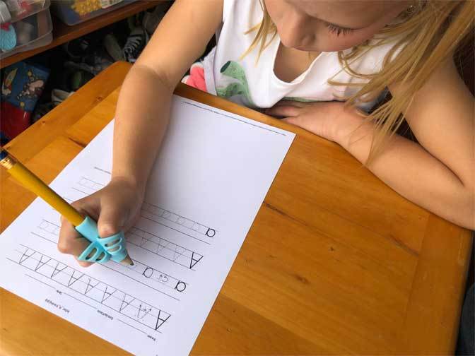 Ergonomisk skriveredskap for barn | 3-dels sett