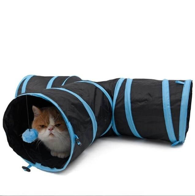 Sammenleggbar kattetunnel