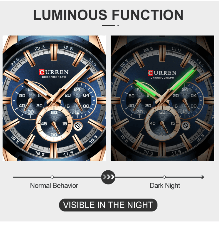 Curren Business Chronograph-klokke