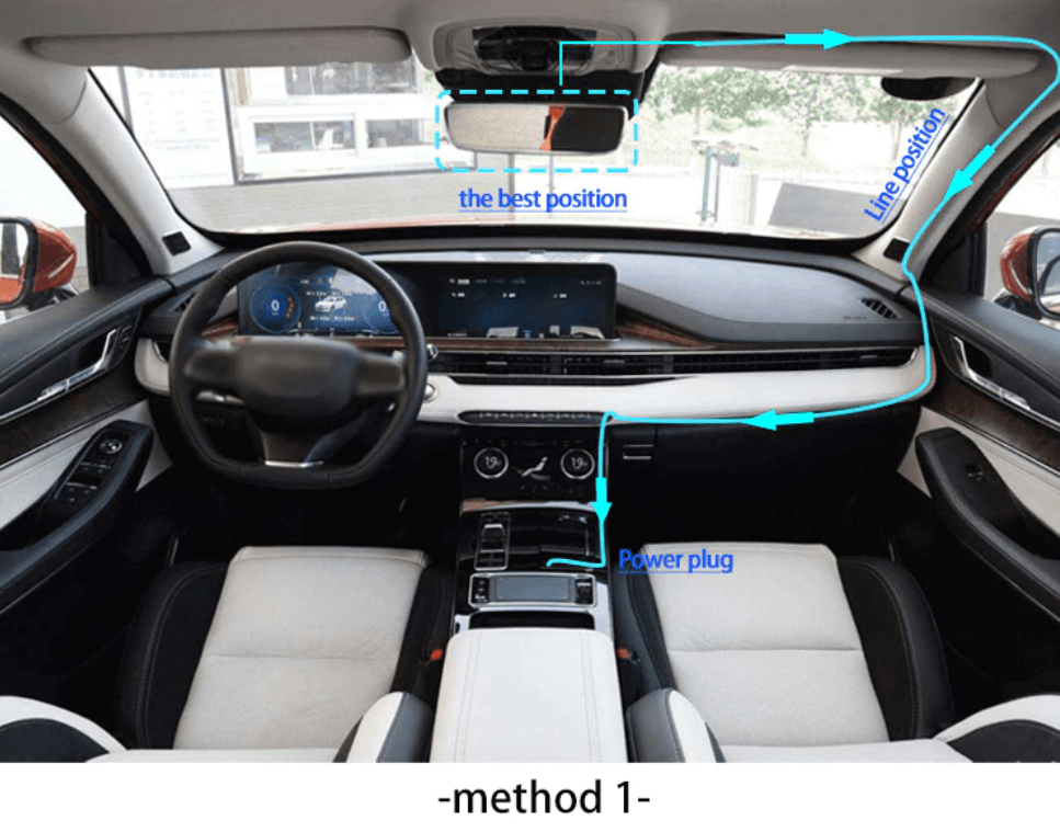 FULL HD 1080P Dashcam med Nattesyn