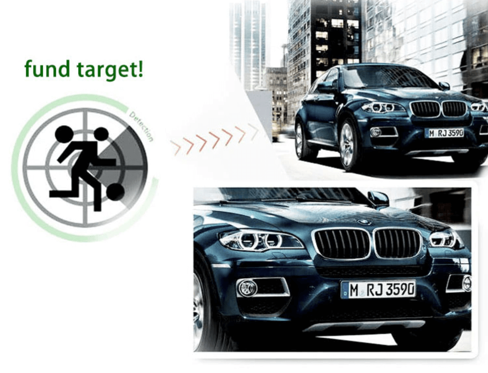 FULL HD 1080P Dashcam med Nattesyn