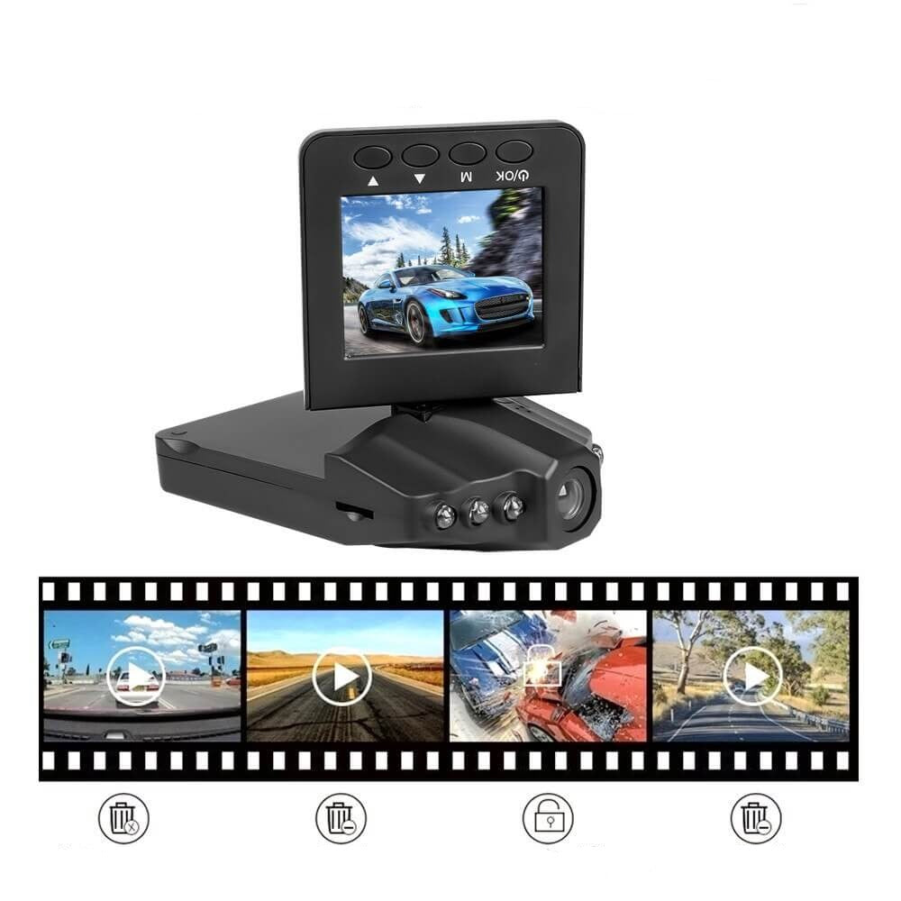 Vidvinkel roterende dashcam