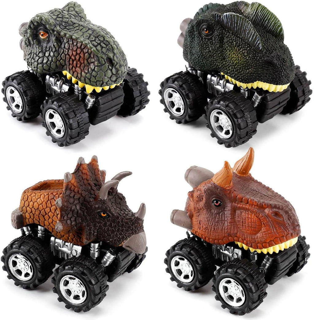 Trekk tilbake dinosaur minibil