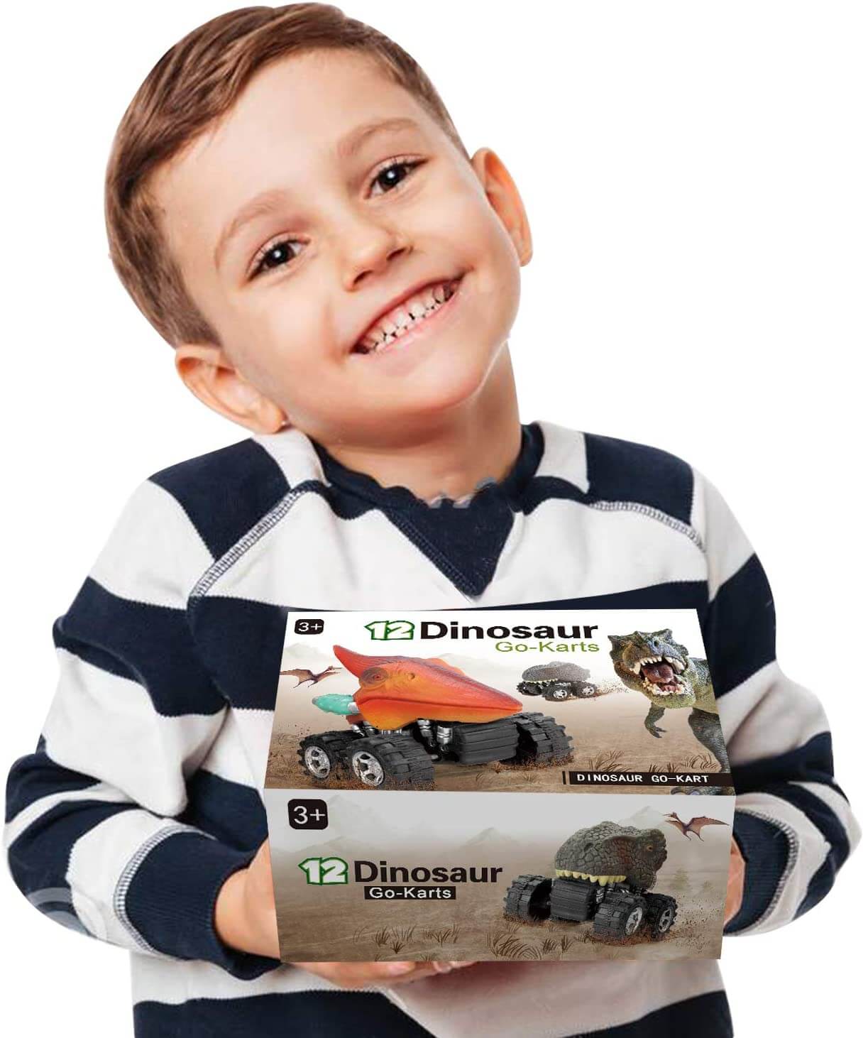 Trekk tilbake dinosaur minibil