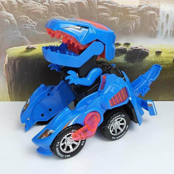 Omformende dinosaur LED-bil