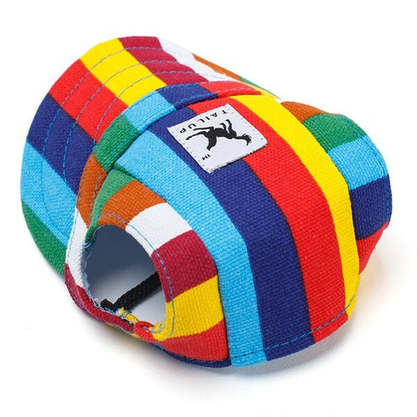Hundecap med rund brem