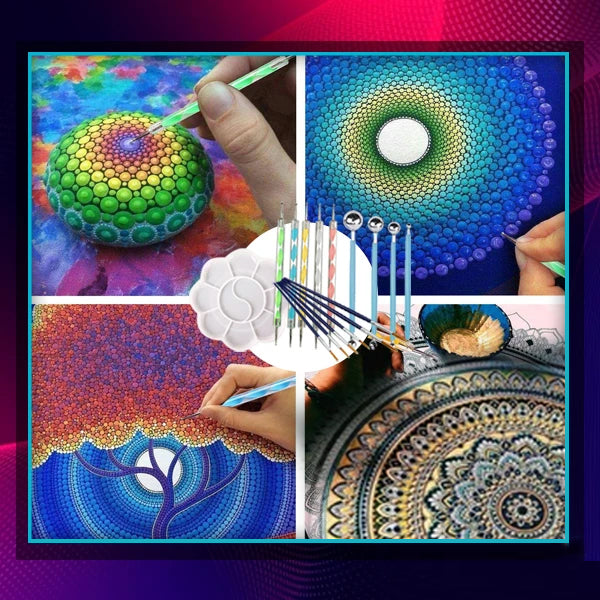 Mandala-prikkeverktøy