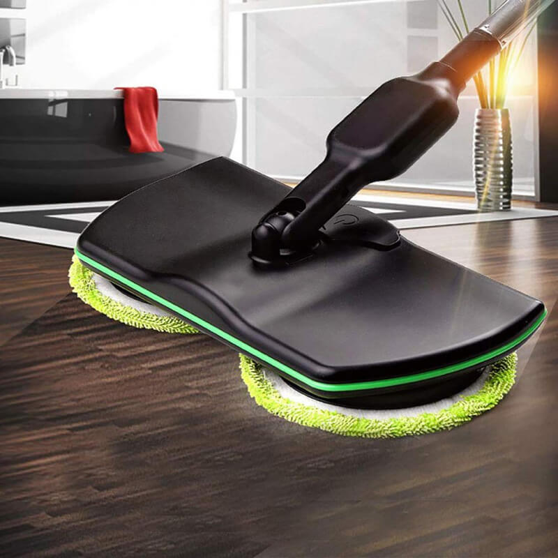Ledningsfri, oppladbar elektrisk mopp