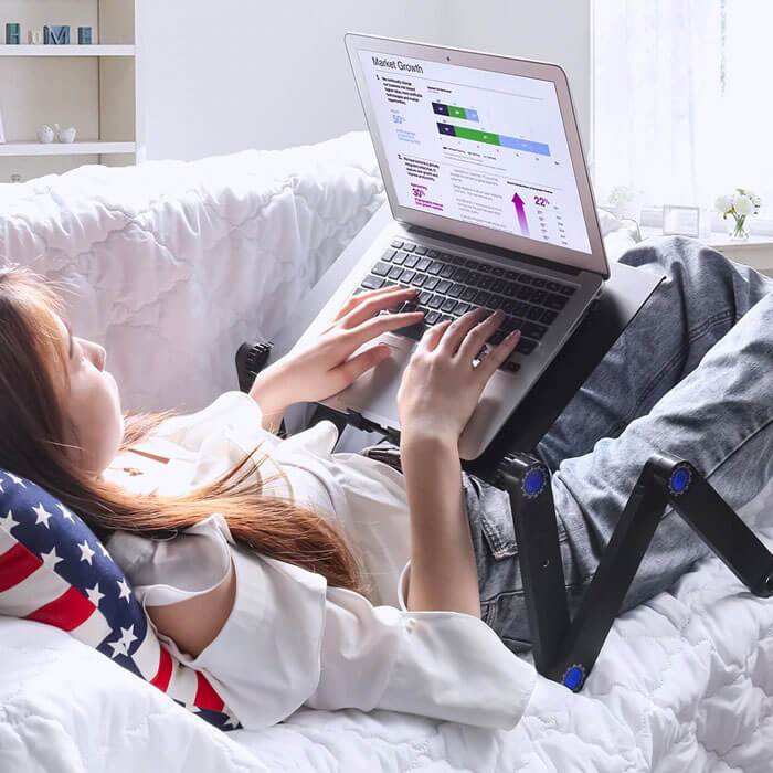 Ergonomisk justerbart laptopstativ